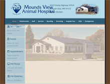 Tablet Screenshot of moundsviewanimalhosp.com